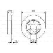 Слика 1 $на Кочионен диск BOSCH 0 986 479 A51