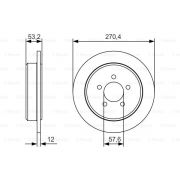 Слика 1 $на Кочионен диск BOSCH 0 986 479 A80