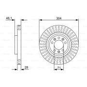 Слика 1 $на Кочионен диск BOSCH 0 986 479 A89