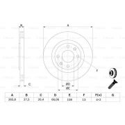 Слика 5 на кочионен диск BOSCH 0 986 479 B27