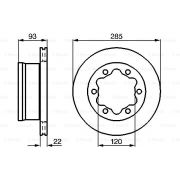 Слика 5 на кочионен диск BOSCH 0 986 479 B38