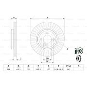 Слика 5 на кочионен диск BOSCH 0 986 479 B39