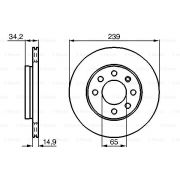 Слика 5 $на Кочионен диск BOSCH 0 986 479 B42