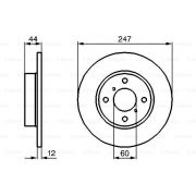 Слика 5 $на Кочионен диск BOSCH 0 986 479 B45