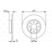 Слика 5 $на Кочионен диск BOSCH 0 986 479 C11