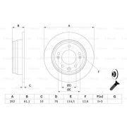 Слика 5 на кочионен диск BOSCH 0 986 479 C14