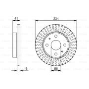 Слика 5 $на Кочионен диск BOSCH 0 986 479 C18