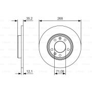 Слика 5 на кочионен диск BOSCH 0 986 479 C24