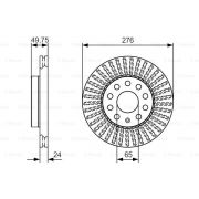 Слика 5 на кочионен диск BOSCH 0 986 479 C47