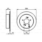 Слика 5 на кочионен диск BOSCH 0 986 479 C61