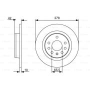 Слика 5 на кочионен диск BOSCH 0 986 479 C80