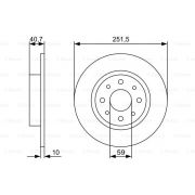 Слика 5 на кочионен диск BOSCH 0 986 479 C83