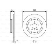 Слика 5 $на Кочионен диск BOSCH 0 986 479 D10