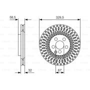 Слика 5 на кочионен диск BOSCH 0 986 479 D13