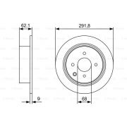 Слика 5 $на Кочионен диск BOSCH 0 986 479 D18