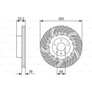 Слика 5 на кочионен диск BOSCH 0 986 479 D27