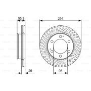 Слика 5 $на Кочионен диск BOSCH 0 986 479 D33