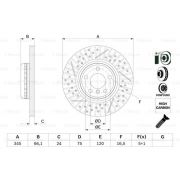 Слика 5 на кочионен диск BOSCH 0 986 479 E05