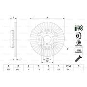 Слика 5 на кочионен диск BOSCH 0 986 479 E06