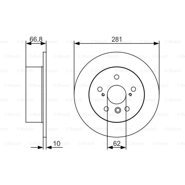 Слика на Кочионен диск BOSCH 0 986 479 R06