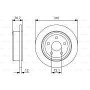 Слика 1 $на Кочионен диск BOSCH 0 986 479 R08