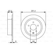 Слика 1 $на Кочионен диск BOSCH 0 986 479 R14