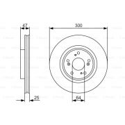 Слика 1 $на Кочионен диск BOSCH 0 986 479 R24