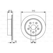 Слика 1 $на Кочионен диск BOSCH 0 986 479 R25