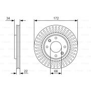 Слика 1 на кочионен диск BOSCH 0 986 479 R63