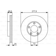 Слика 1 $на Кочионен диск BOSCH 0 986 479 R83