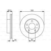 Слика 1 на кочионен диск BOSCH 0 986 479 R86