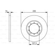 Слика 1 $на Кочионен диск BOSCH 0 986 479 R92