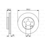 Слика 1 на кочионен диск BOSCH 0 986 479 S07