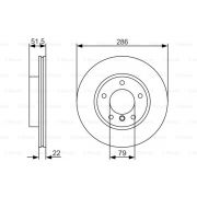 Слика 1 $на Кочионен диск BOSCH 0 986 479 S10