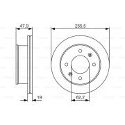 Слика 1 $на Кочионен диск BOSCH 0 986 479 S21