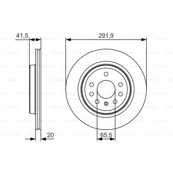 Слика на Кочионен диск BOSCH 0 986 479 S27