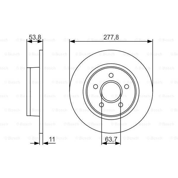 Слика на Кочионен диск BOSCH 0 986 479 S51