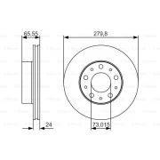 Слика 1 на кочионен диск BOSCH 0 986 479 S70