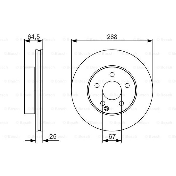 Слика на кочионен диск BOSCH 0 986 479 S83 за Mercedes C-class Saloon (w204) C 180 CGI (204.031) - 156 коњи бензин