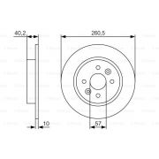 Слика 1 $на Кочионен диск BOSCH 0 986 479 S85