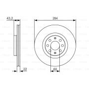 Слика 1 на кочионен диск BOSCH 0 986 479 S91