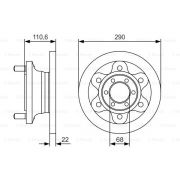 Слика 1 на кочионен диск BOSCH 0 986 479 S95