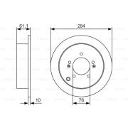 Слика 1 на кочионен диск BOSCH 0 986 479 U37