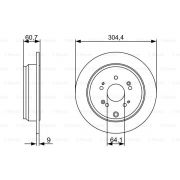 Слика 1 $на Кочионен диск BOSCH 0 986 479 V84