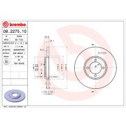 Слика 1 $на Кочионен диск BREMBO 08.2275.10