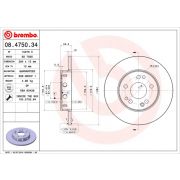 Слика 1 на кочионен диск BREMBO 08.4750.34