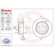 Слика 1 на кочионен диск BREMBO 08.4927.10