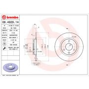 Слика 1 на кочионен диск BREMBO 08.4929.14