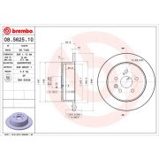 Слика 1 $на Кочионен диск BREMBO 08.5625.10