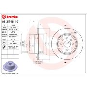 Слика 1 $на Кочионен диск BREMBO 08.5748.10